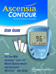 ascensia blood glucose monitor